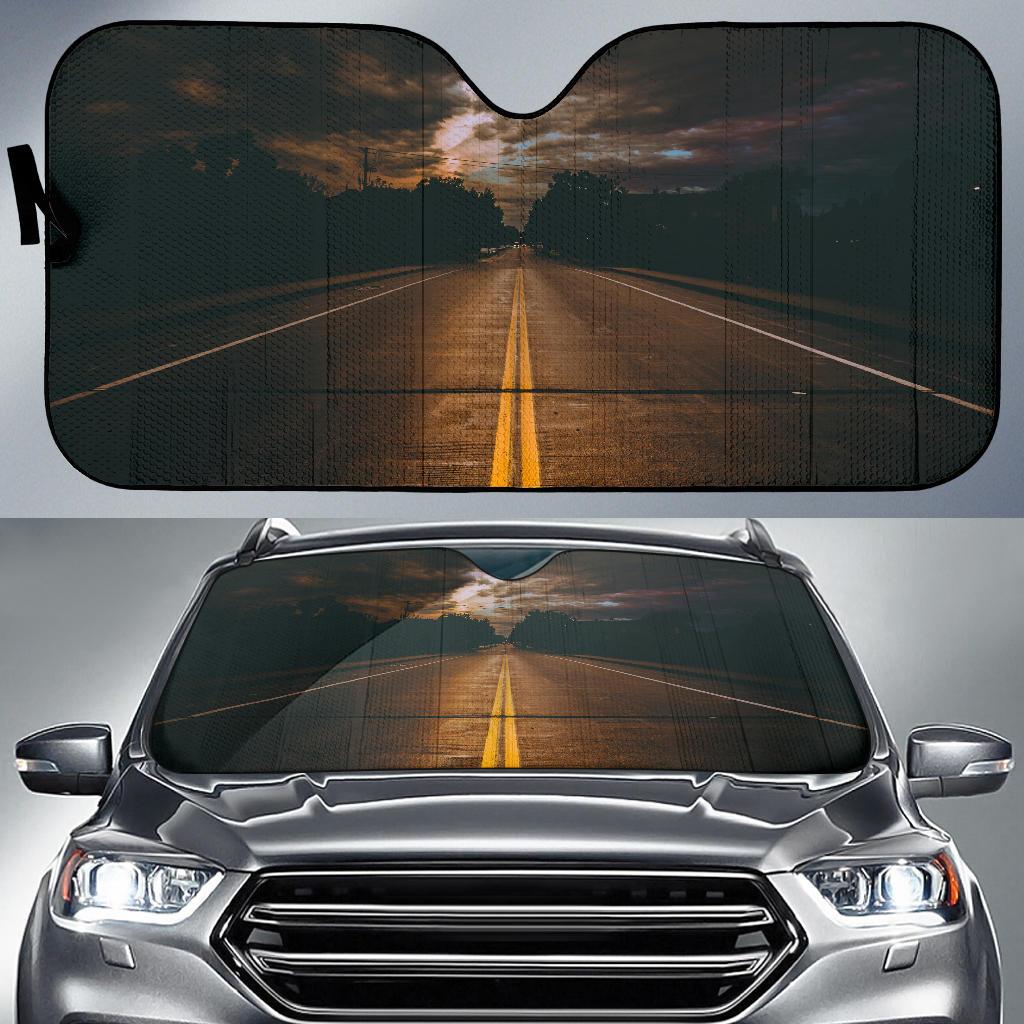 Night Road Car Sun Shade Gift Ideas 2022