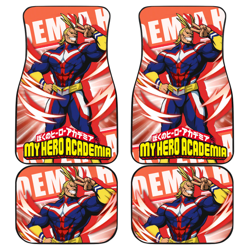 All Might My Hero Academia 6 Anime Car Floor Mats Custom Car Accessories Car Decor 2021