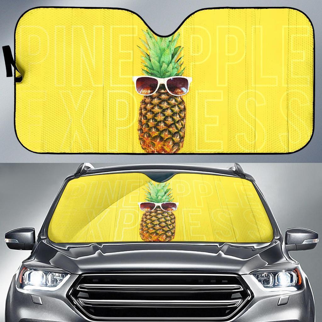 Pineapple Car Sun Shade Amazing Best Gift Ideas 2022