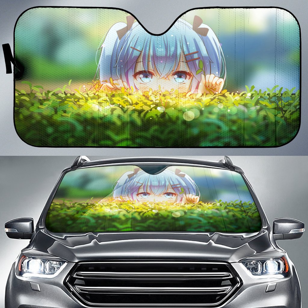 Blue Haired Anime Character Sun Shade Gift Ideas 2021