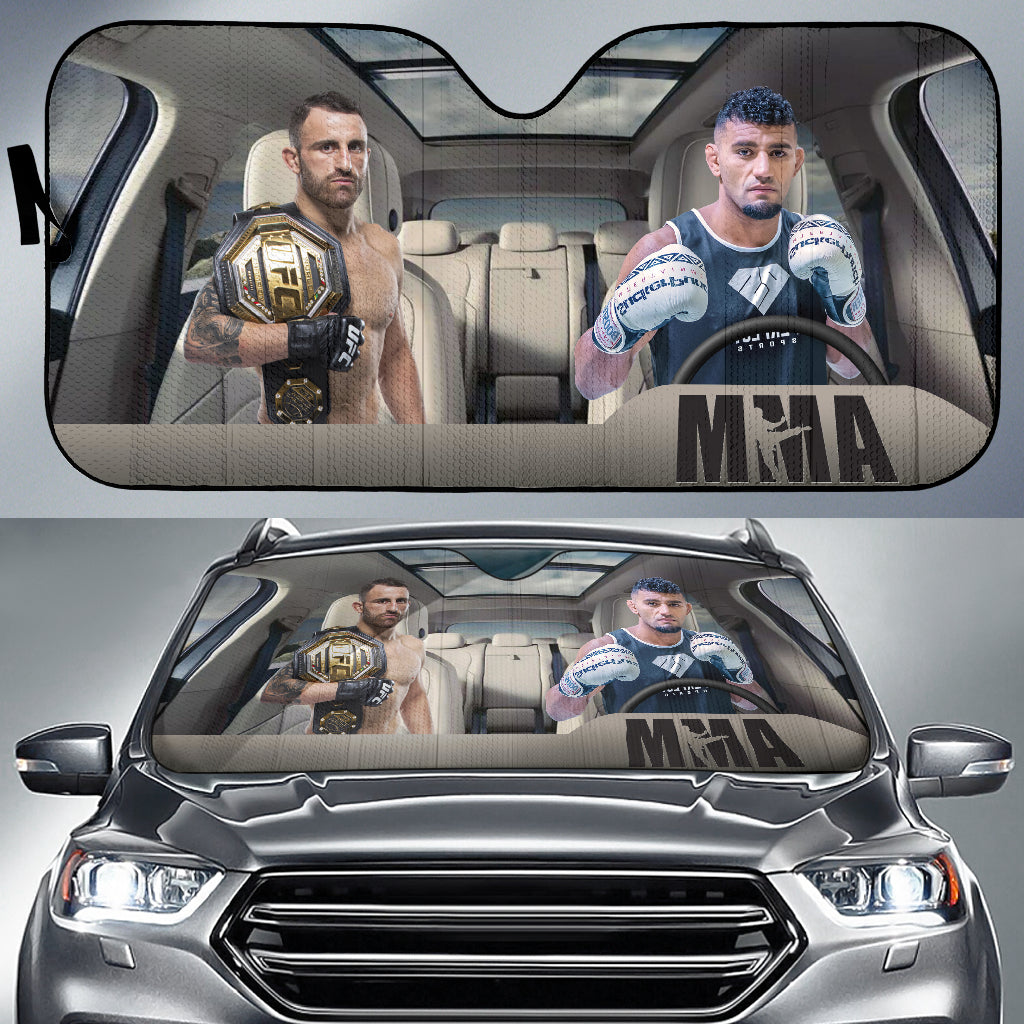 Douglas Lima Vs Alexander Volkanovski Mma Driving Auto Sun Shade