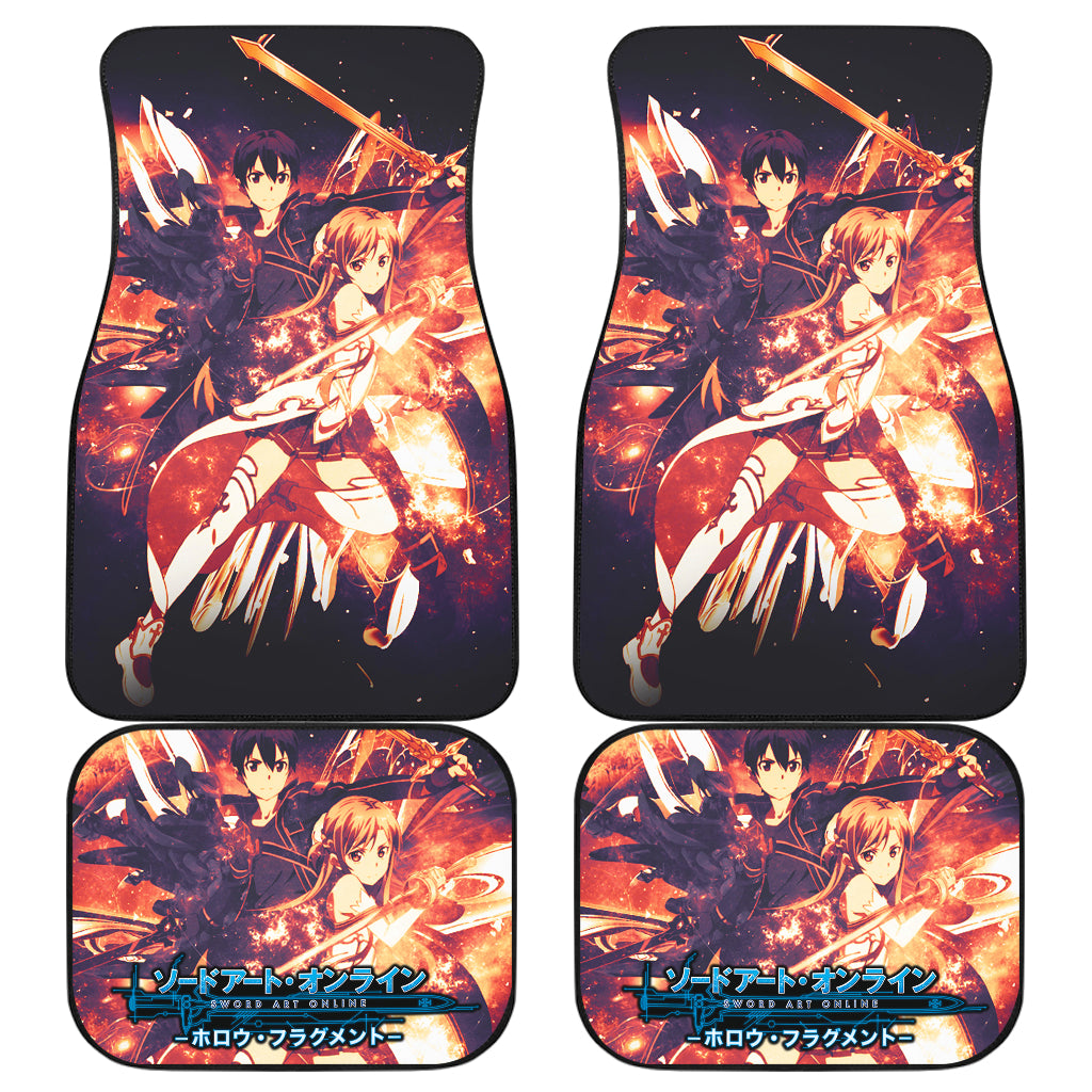 Sword Art Online Anime 14 Car Floor Mats Custom Car Accessories Car Decor 2022