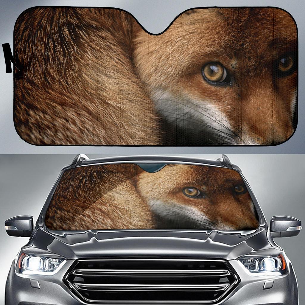 Red Fox National Geographic Hd Car Sun Shade Gift Ideas 2021