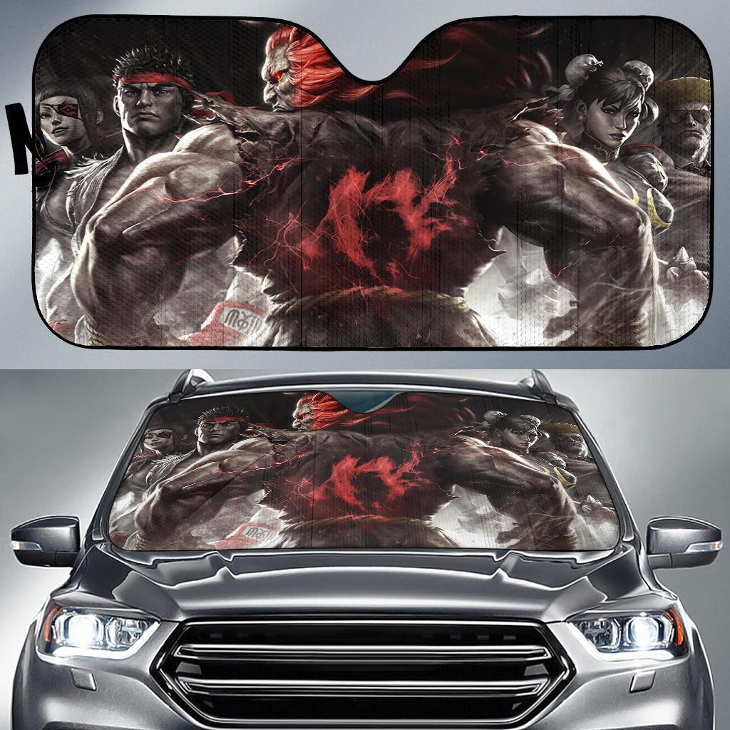 Street Fighter V Car Sun Shades Amazing Best Gift Ideas 2021