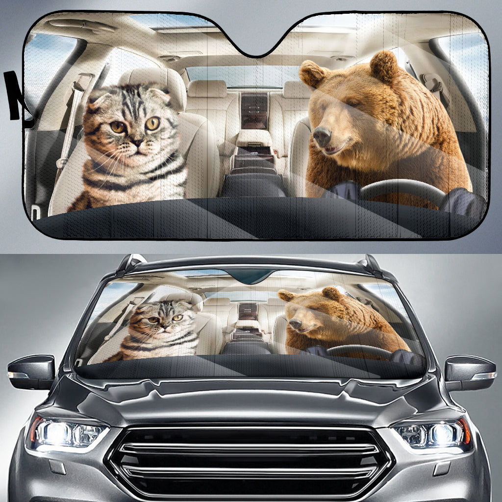 Cat And Bear Sunshade