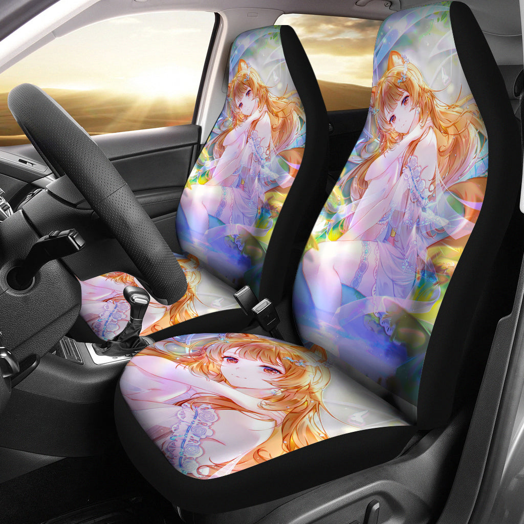 Beautiful Raphtalia Tate No Yuusha No Nariagari Anime Manga Car Seat Covers