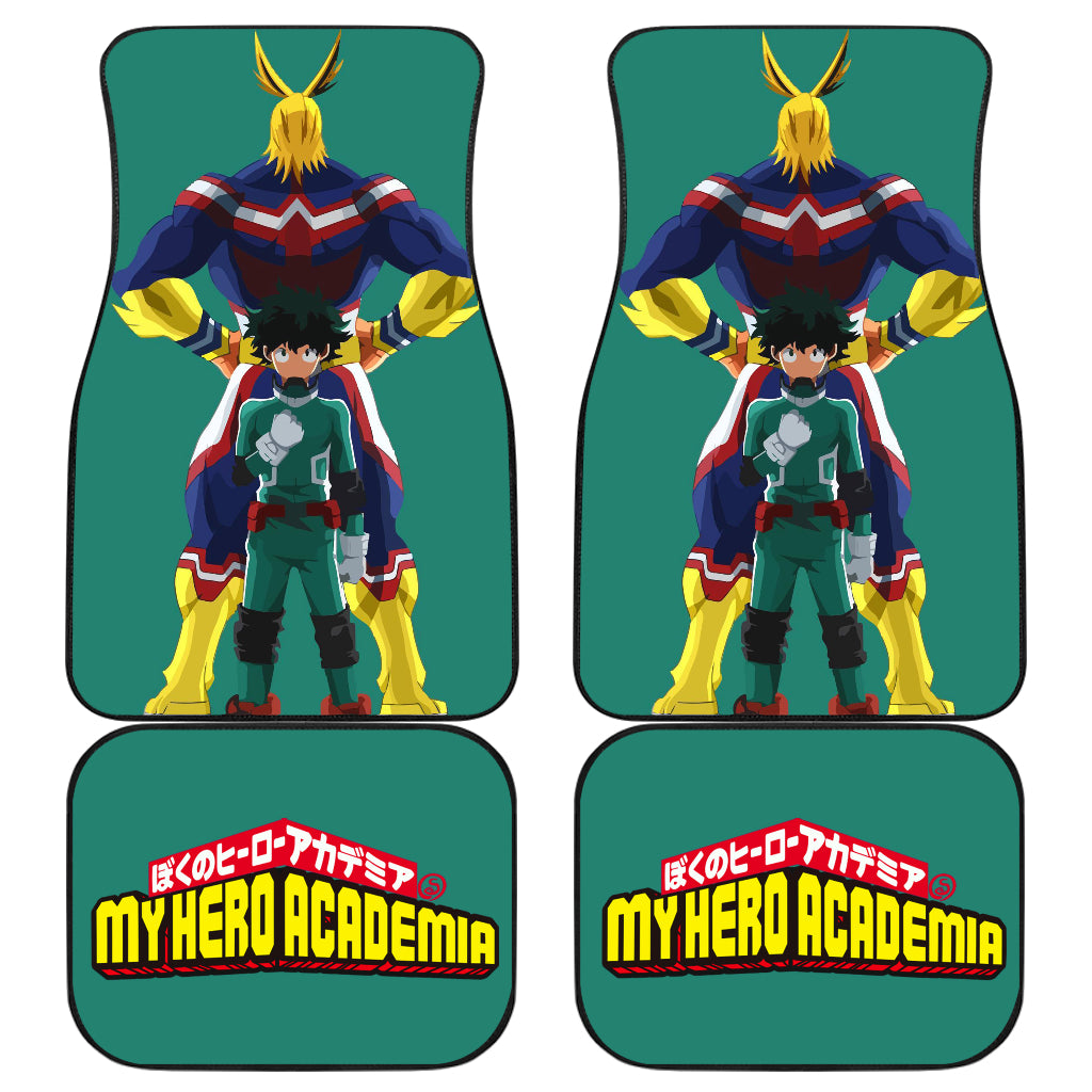 All Might And Midoriya Izuku 1 Anime Car Floor Mats Custom Car Accessories Car Decor 2022