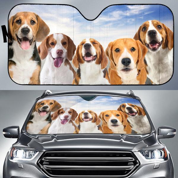 Beagle Face Auto Sun Shade Amazing Best Gift Ideas 2022