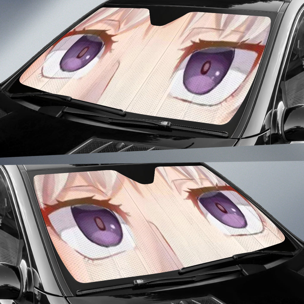 Satoru Gojo Jujutsu Kaisen Anime Custom Car Auto Sunshade