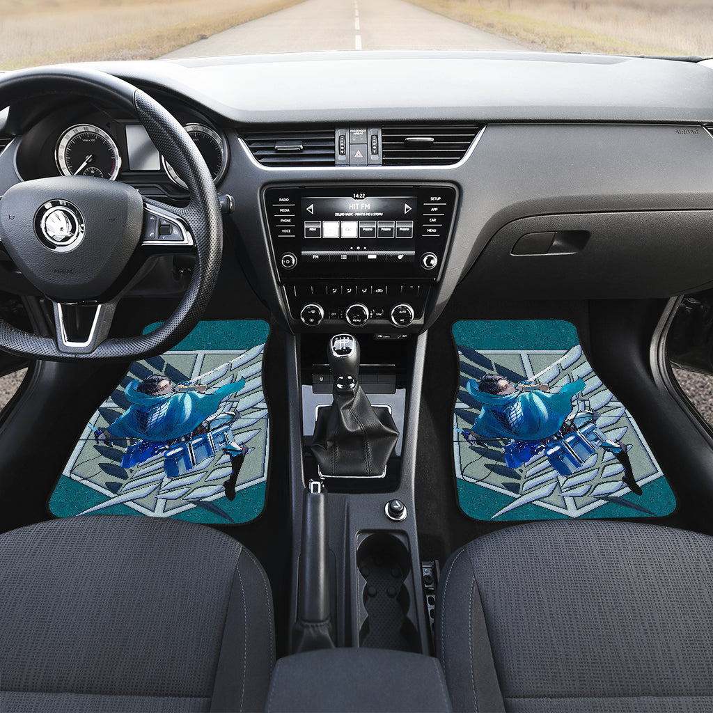 Levi Attack On Titan 4 Anime Car Floor Mats Custom Car Accessories Car Decor 2021