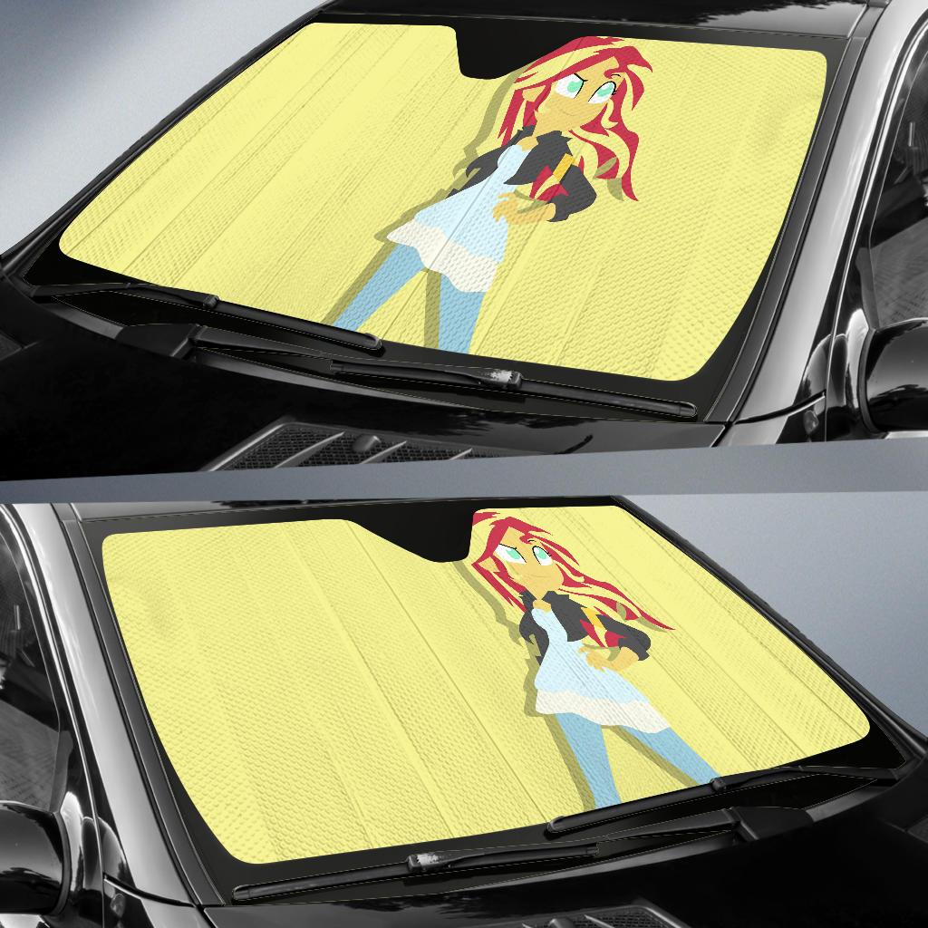 Sunset Shimmer My Little Pony Friendship Is Magic 4K Car Sun Shade Gift Ideas 2022