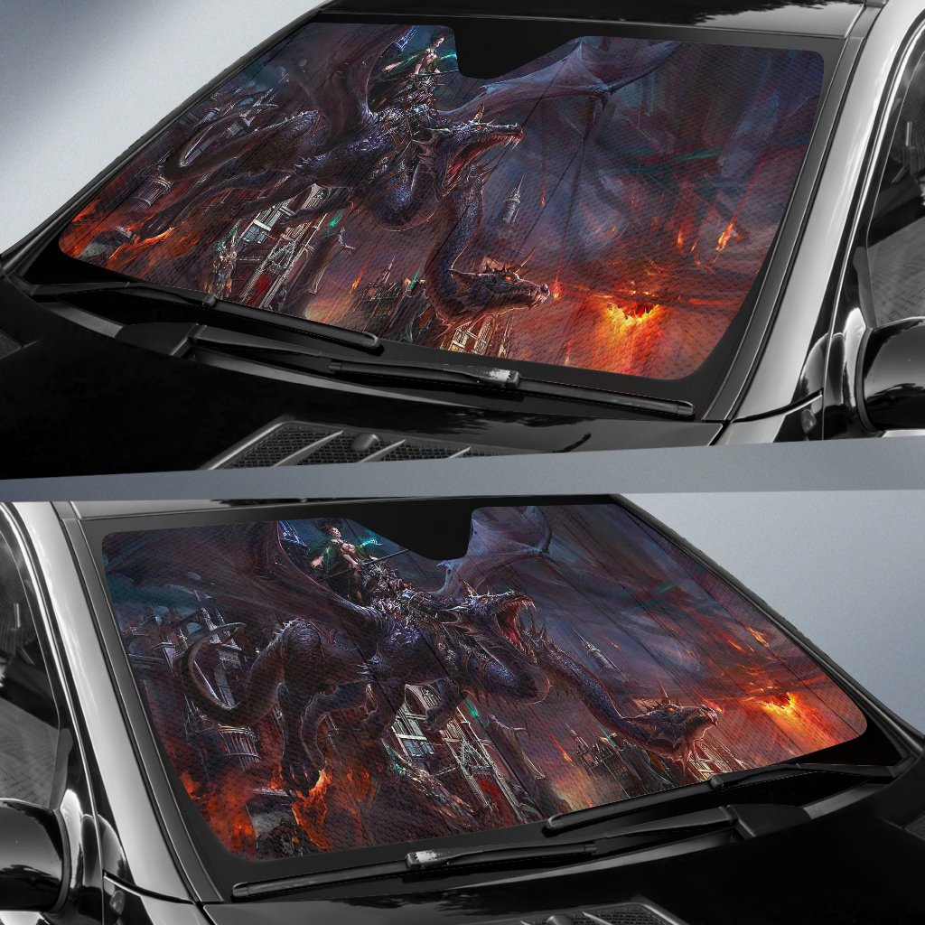 Dark Twin Dragon Sun Shade Gift Ideas 2022