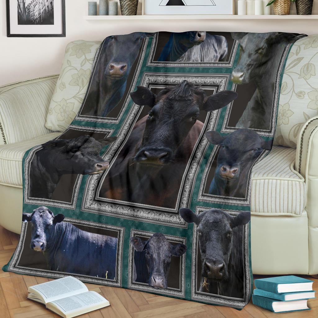 Black Cow 3D Premium Blanket