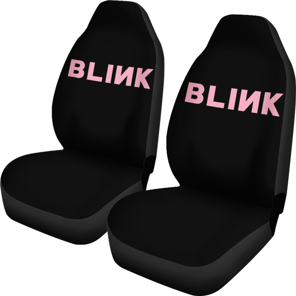 Black Pink Blink Seat Covers