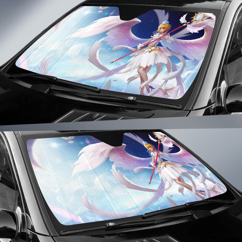 Sakura Kinomoto Manga 4K Car Sun Shade Gift Ideas 2022