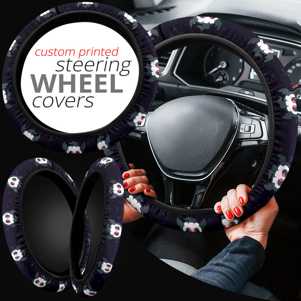 Duskull Pokemon Car Steering Wheel Cover