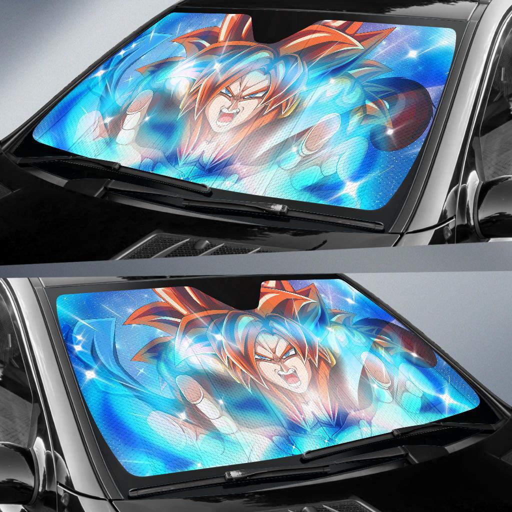 Super Saiyan Dragon Ball Super Hd Car Sun Shade Gift Ideas 2022