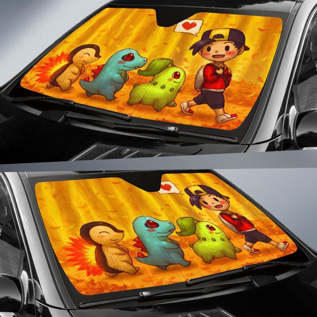 Pokemon Walking Car Sun Shades Amazing Best Gift Ideas 2021