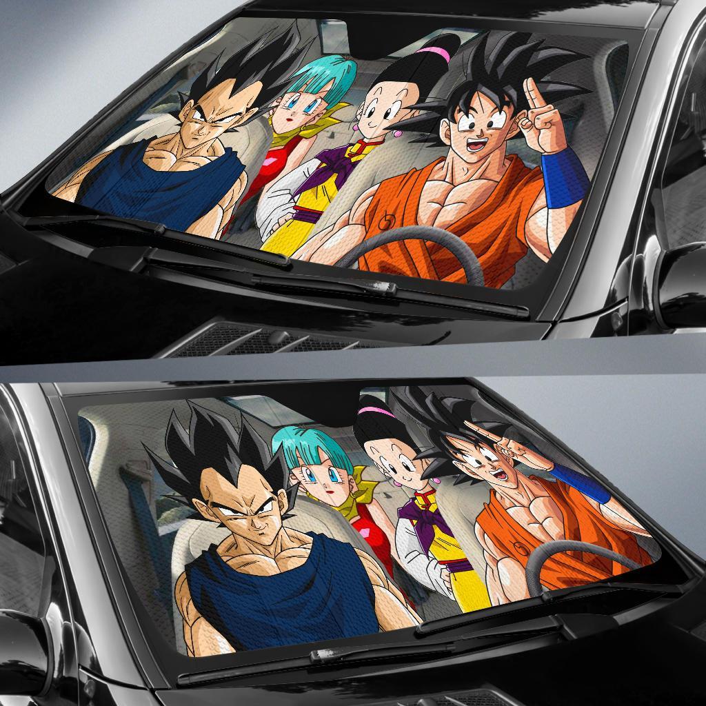 Dragon Ball Anime Goku Vegeta Auto Sun Shade Amazing Best Gift Ideas 2022