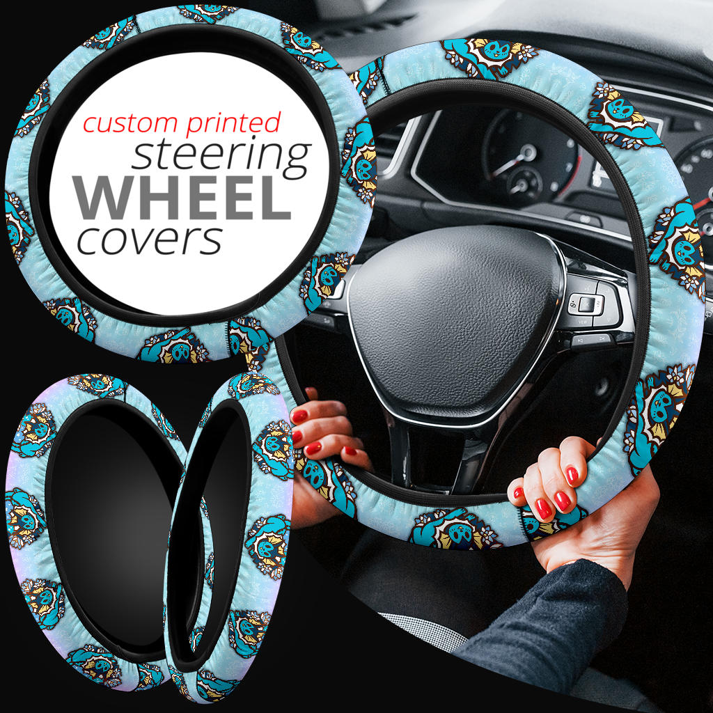 Vaporeon Pokemon Car Steering Wheel Cover