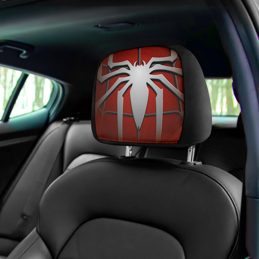 Spiderman Car Seat Headrest Cover