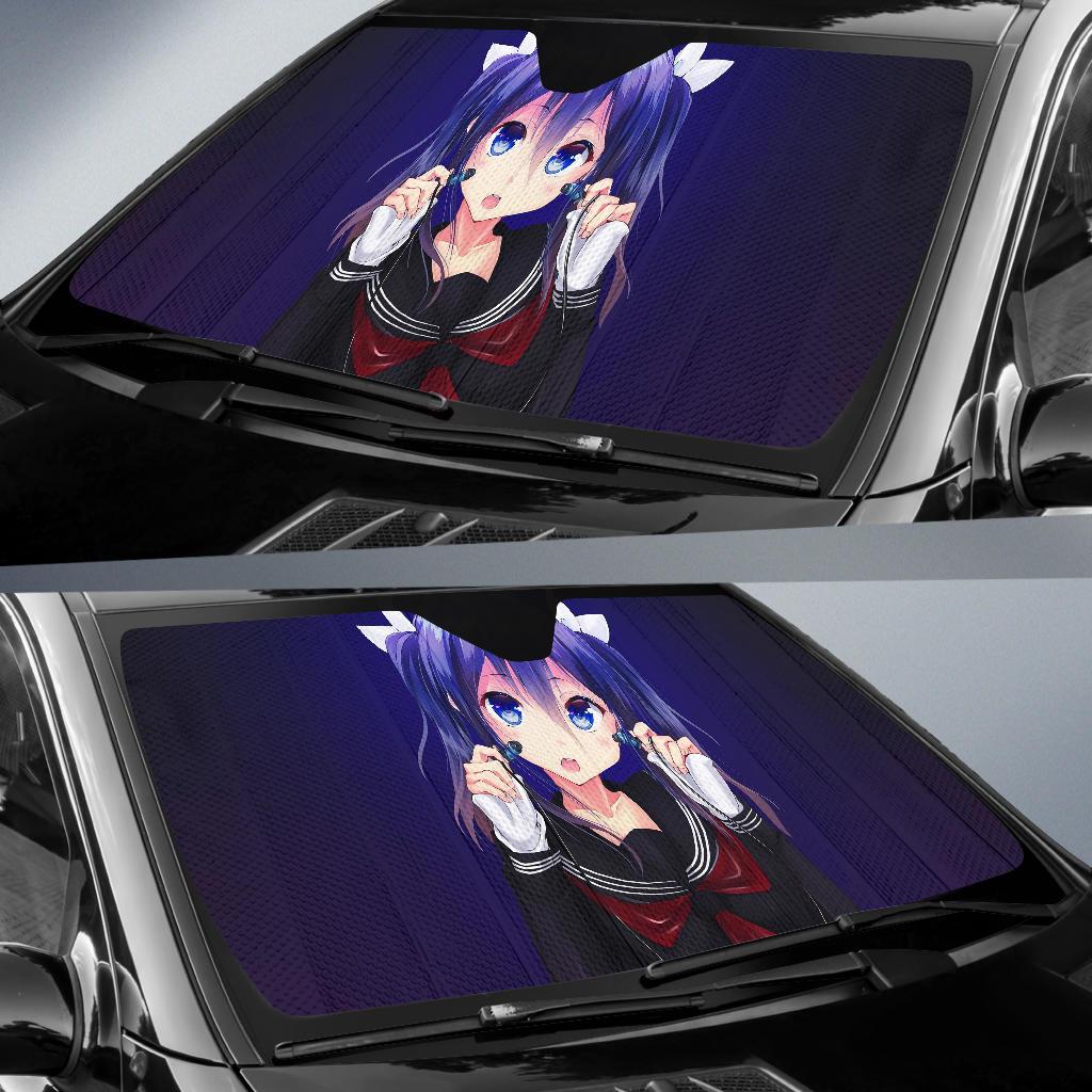 Anime Girl Music Girl Hd Car Sun Shade Gift Ideas 2021