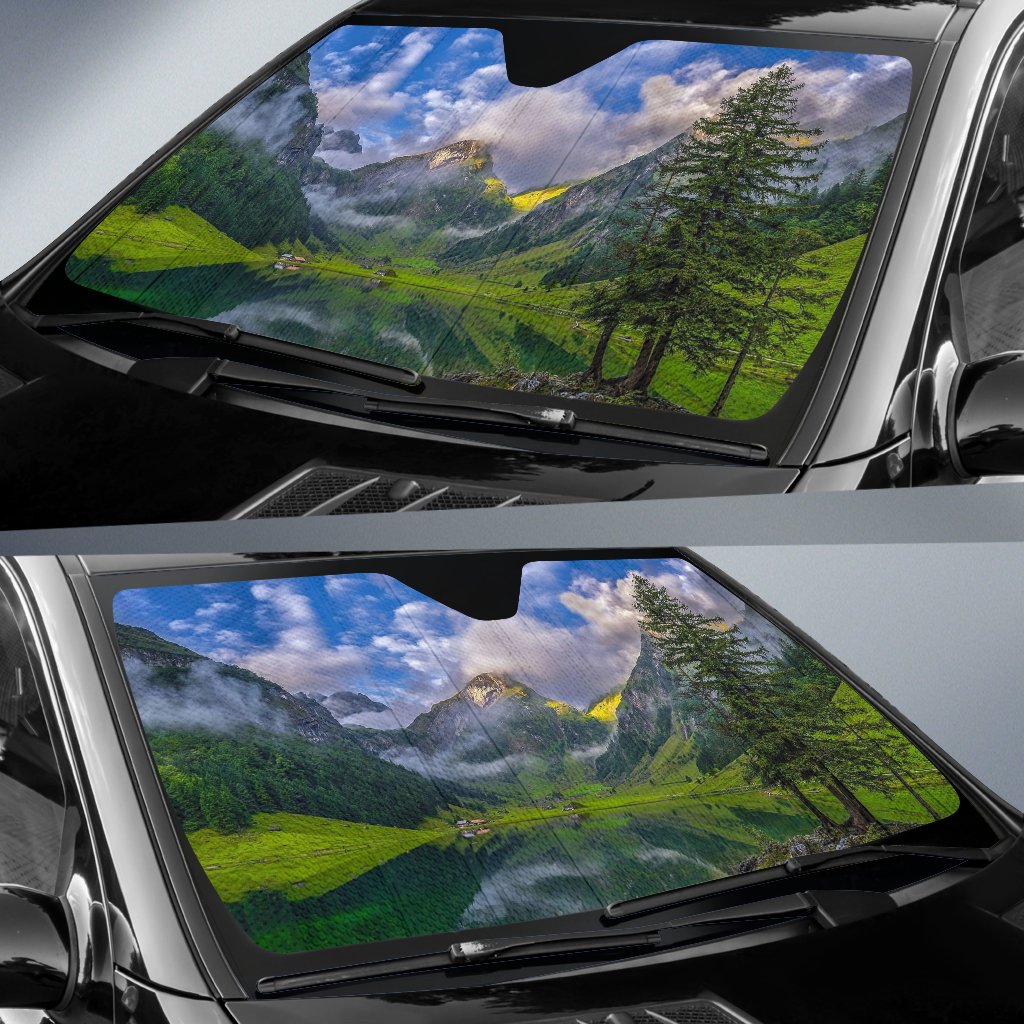 Mountain And Trees Sun Shade Gift Ideas 2022