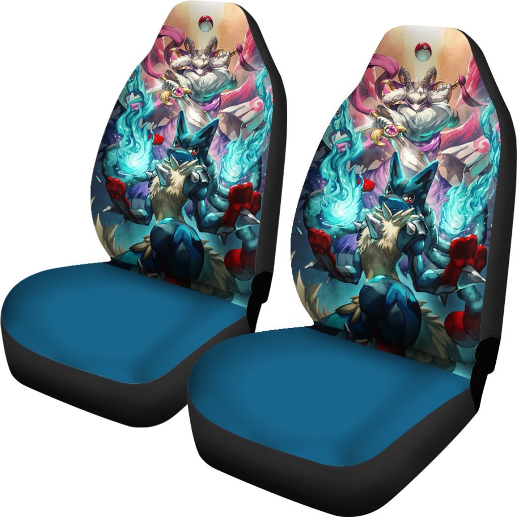 Pokemon X Undertale Lucario X Asriel Seat Covers