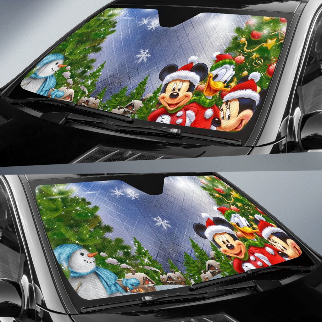 Mice Minnie Donlad Christmas Sun Shade Gift Ideas 2022