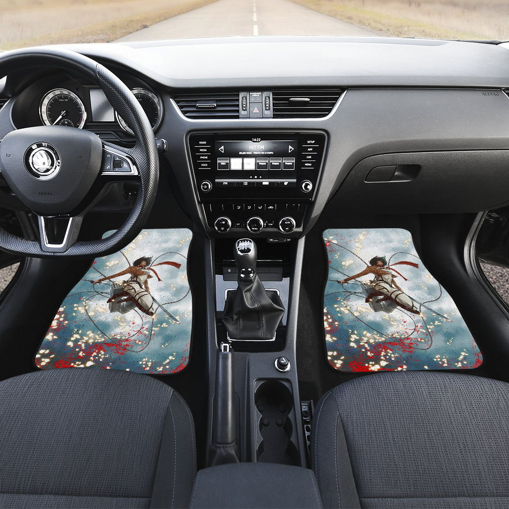 Attack On Titan 30 Anime Car Floor Mats Custom Car Accessories Car Decor 2022