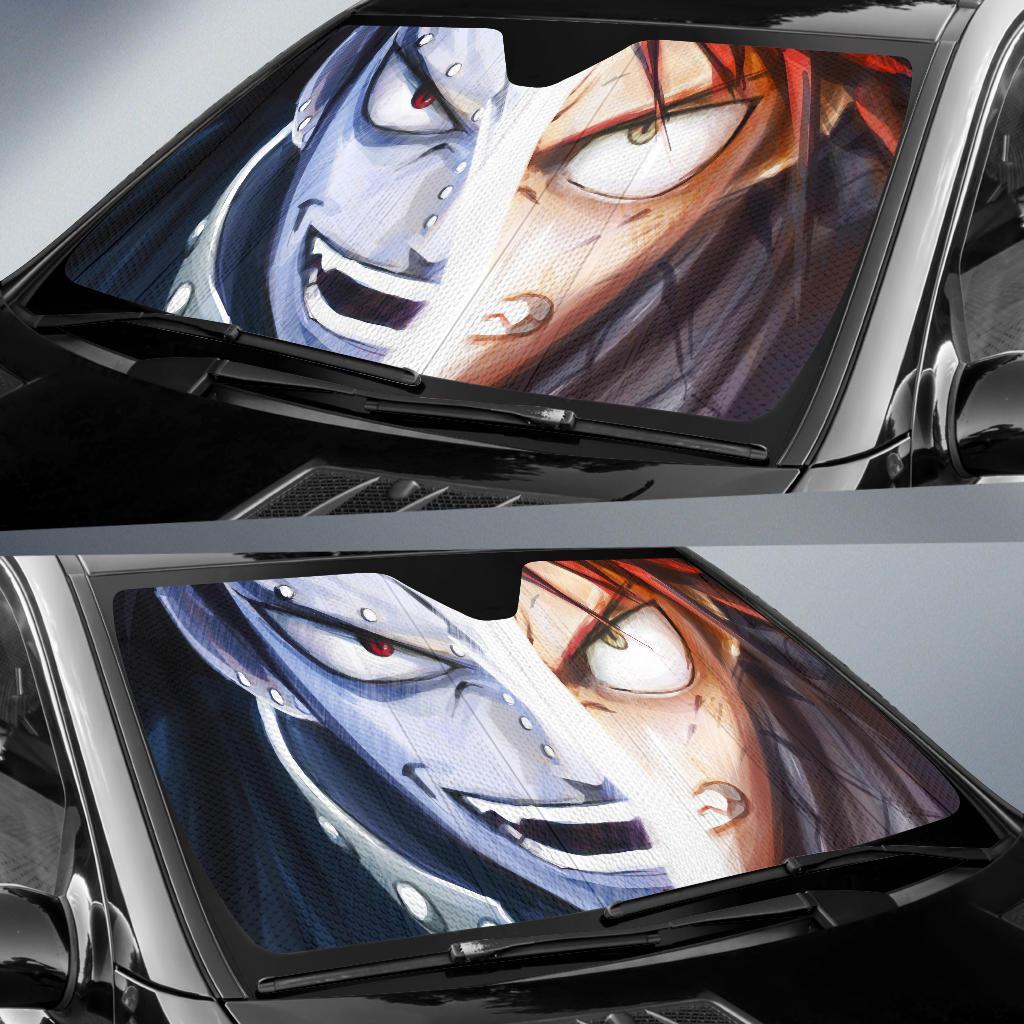 Natsu And Gajeel Fairy Tail Car Sun Shade Amazing Best Gift Ideas 2022