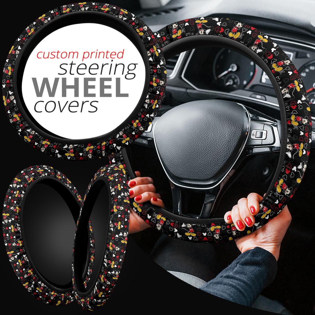 Mice Premium Custom Car Steering Wheel Cover