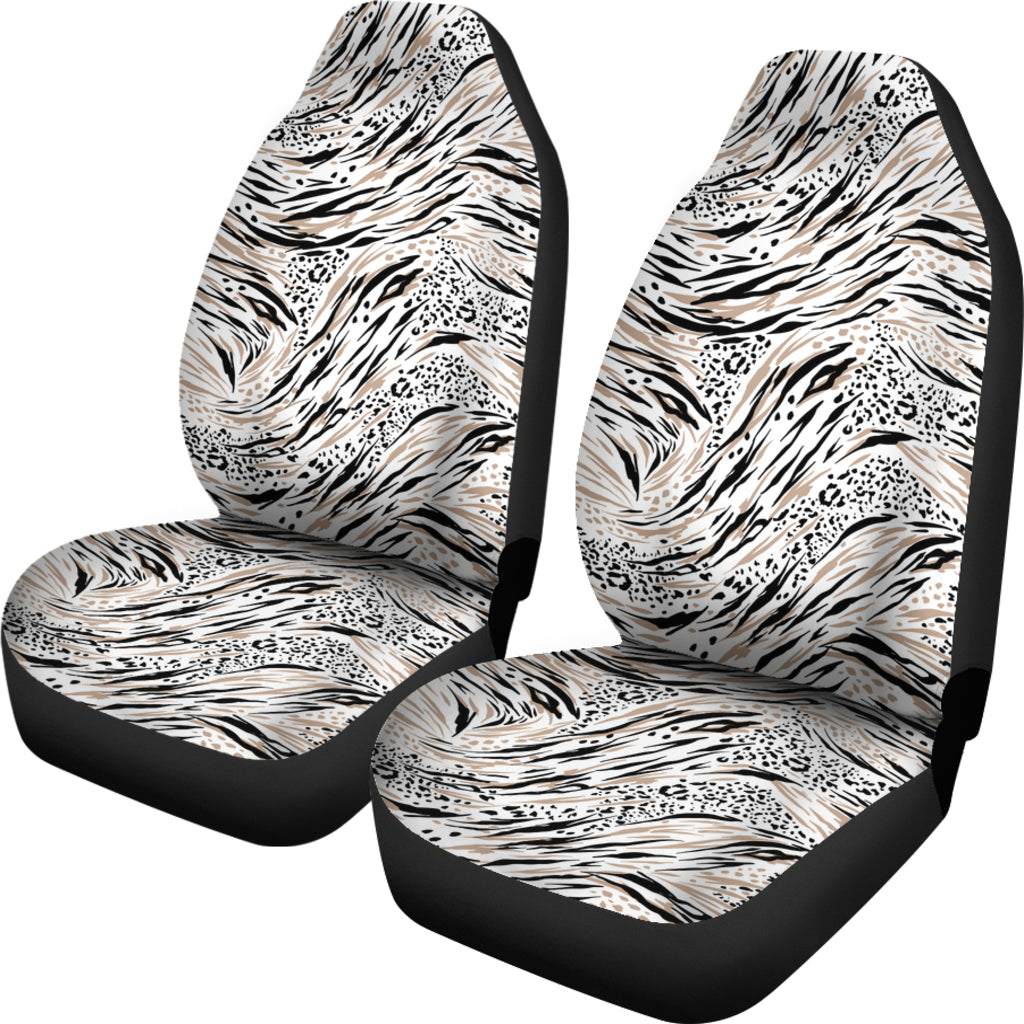 Zebra Pattern Art Seat Covers