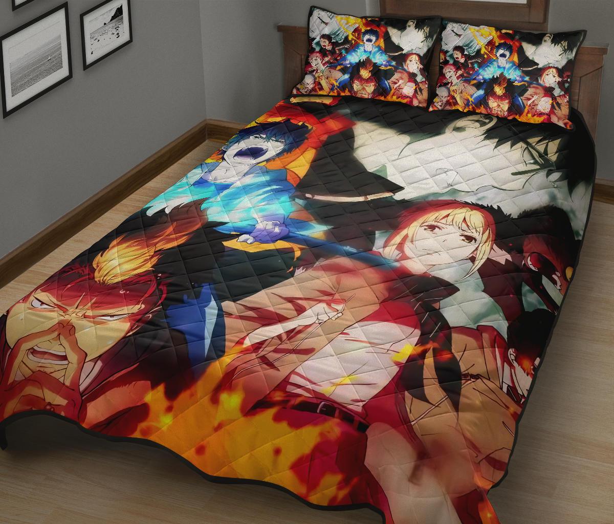 Blue Exorcist Anime Quilt Bed Set Pillow Case Amazing Decor Gift Ideas 1