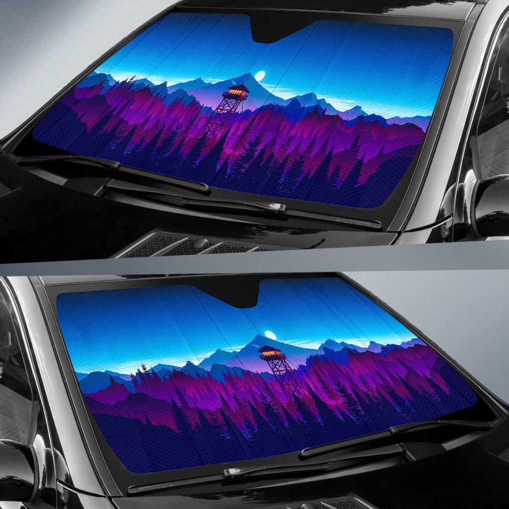 Purple And Blue Mountains Sun Shade Gift Ideas 2022