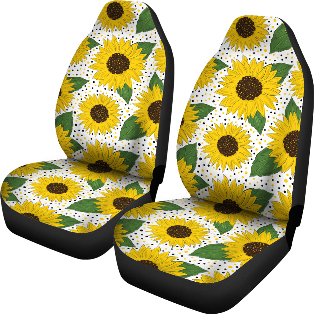 Sunflower Art Car Seat Covers