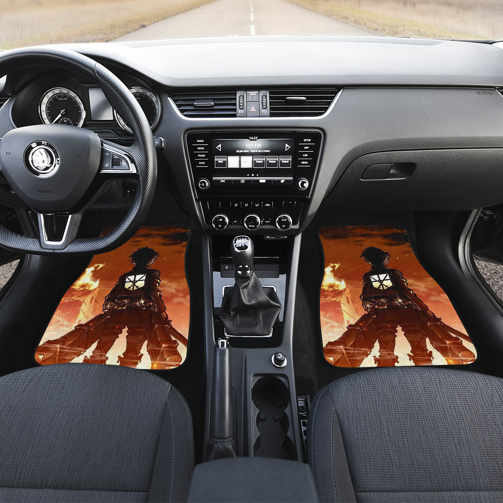 Attack On Titan 32 Anime Car Floor Mats Custom Car Accessories Car Decor 2022