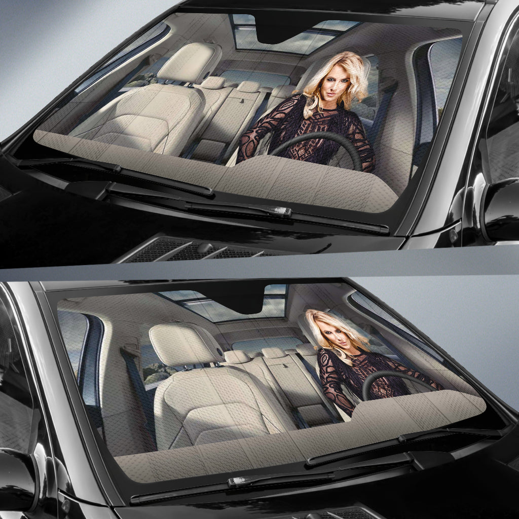 Britney Spears 1 Driving Auto Sun Shade