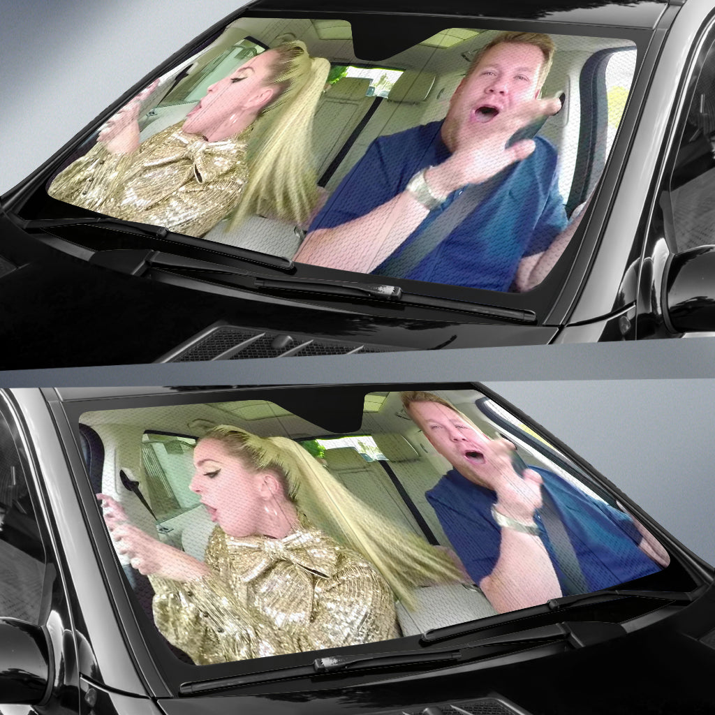 Lady Gaga 3 Car Auto Sun Shade