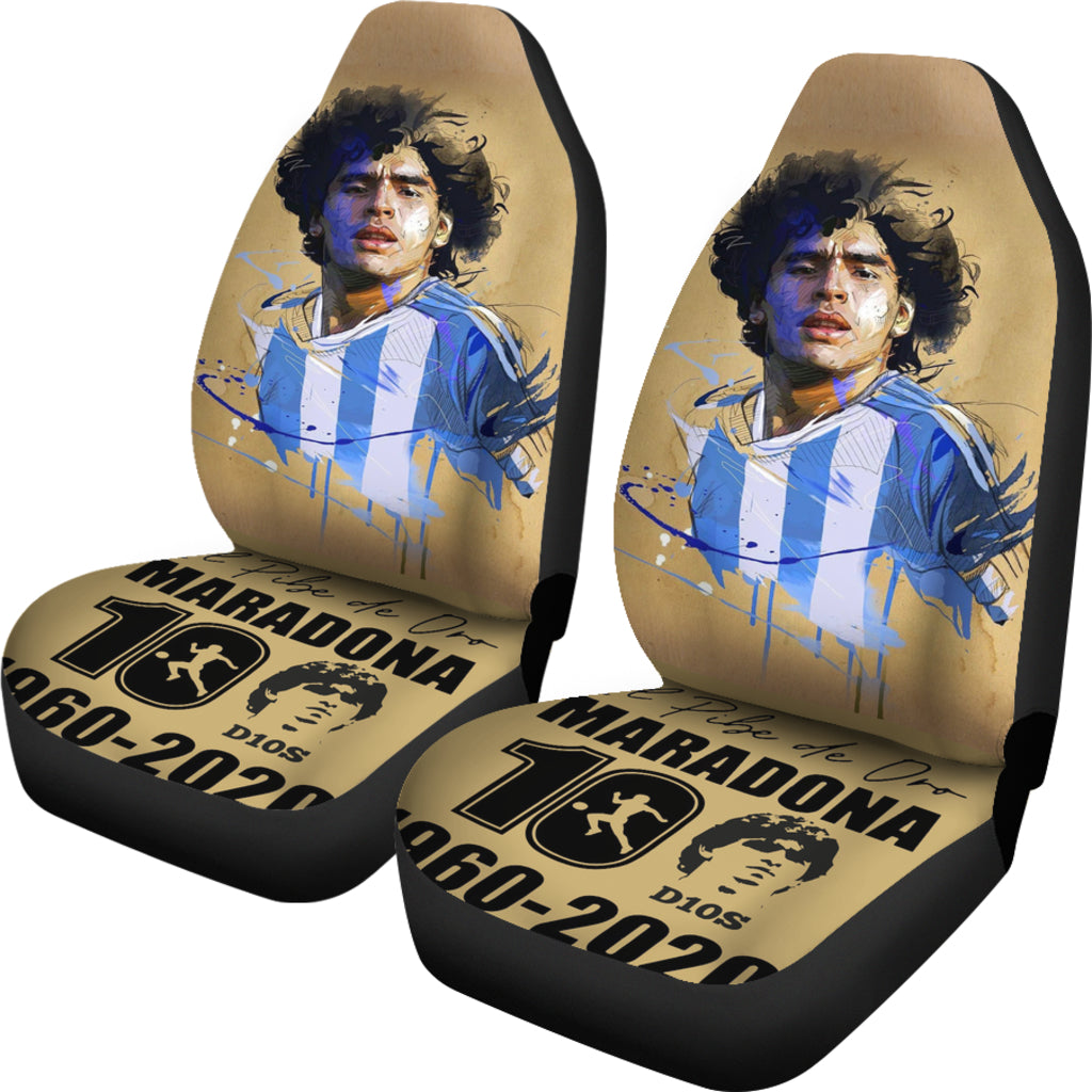 New Cool Art D10S Diego Armando Maradona 10 Rip 1969 2022 Car Seat Covers Gift For Fooball