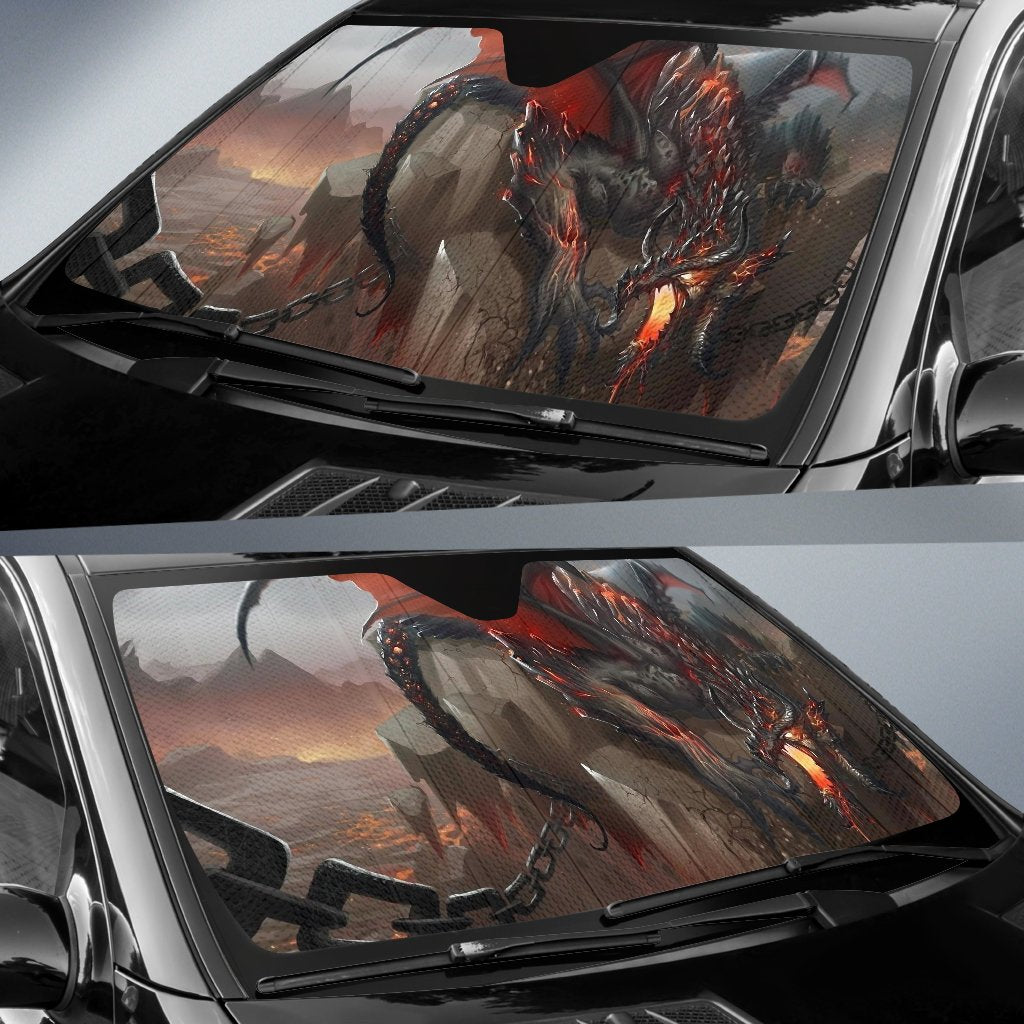 Magma Dragon Art Sun Shade Gift Ideas 2022