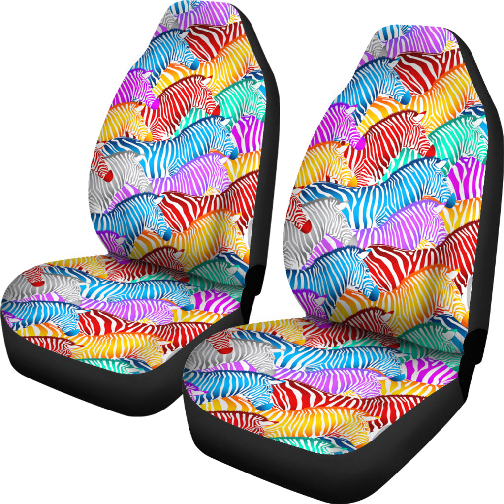 New Colorful Zebra Seat Covers