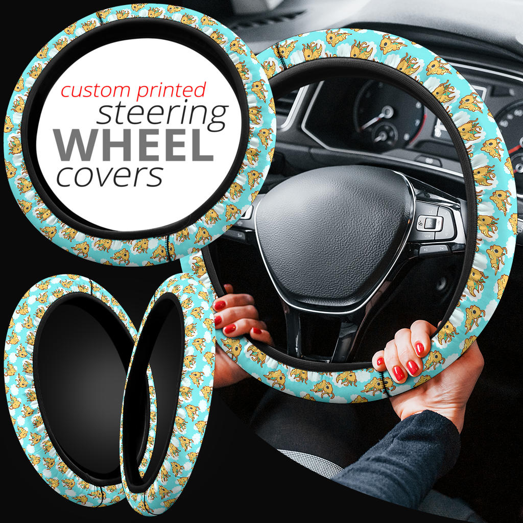 Dragonite Pokemon Car Steering Wheel Cover 2