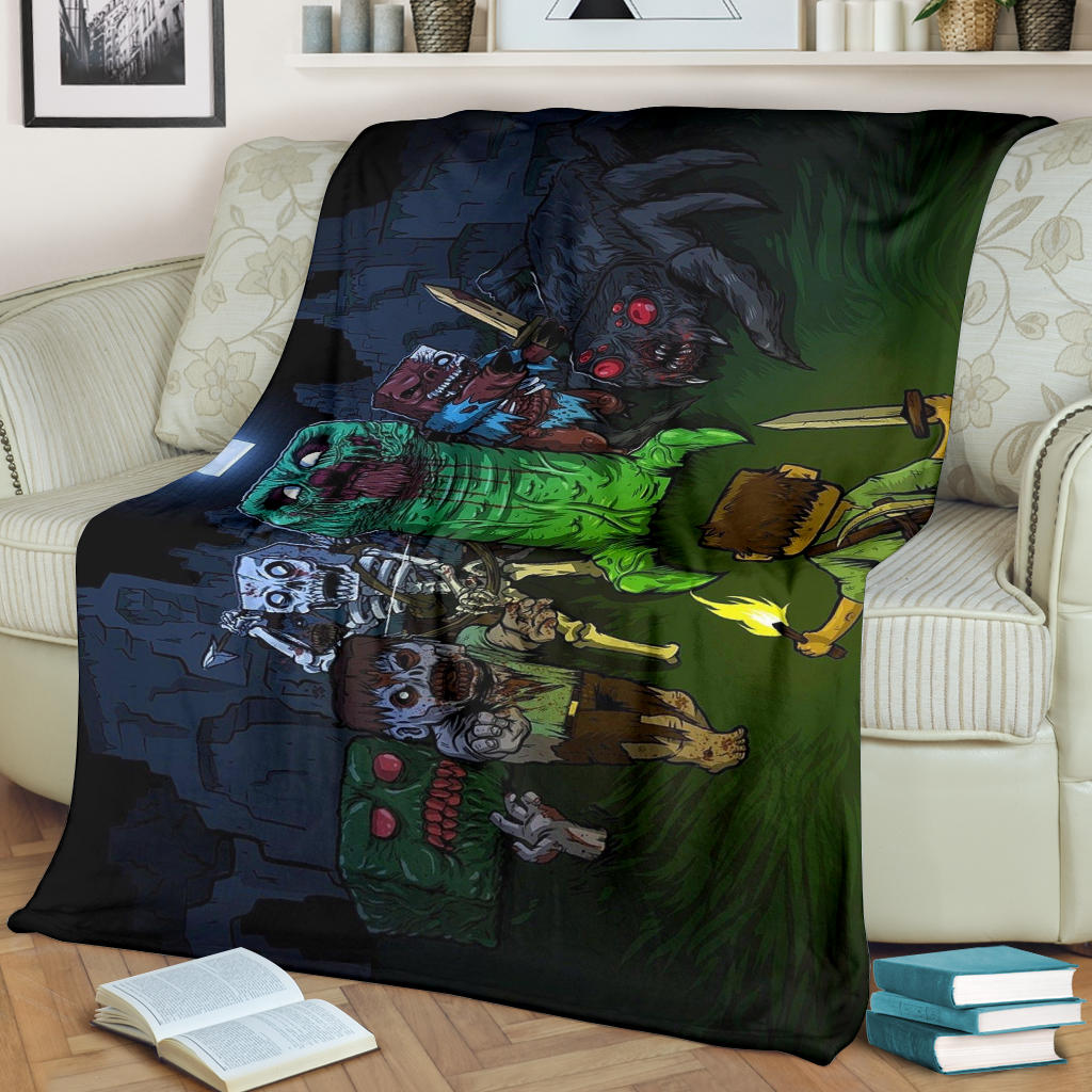 Minecraft Game 3 Premium Blanket