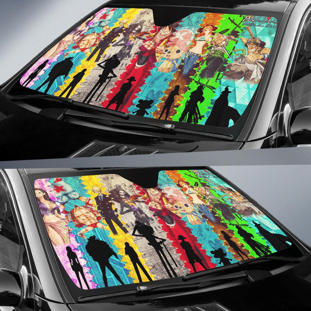 One Peace Colour Car Sun Shade Gift Ideas 2022