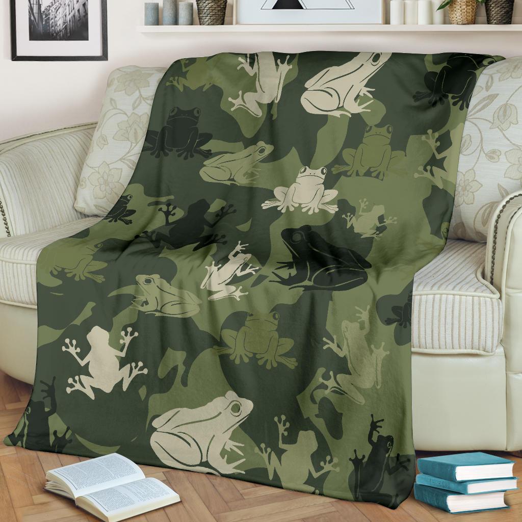 Camo Frog Premium Blanket