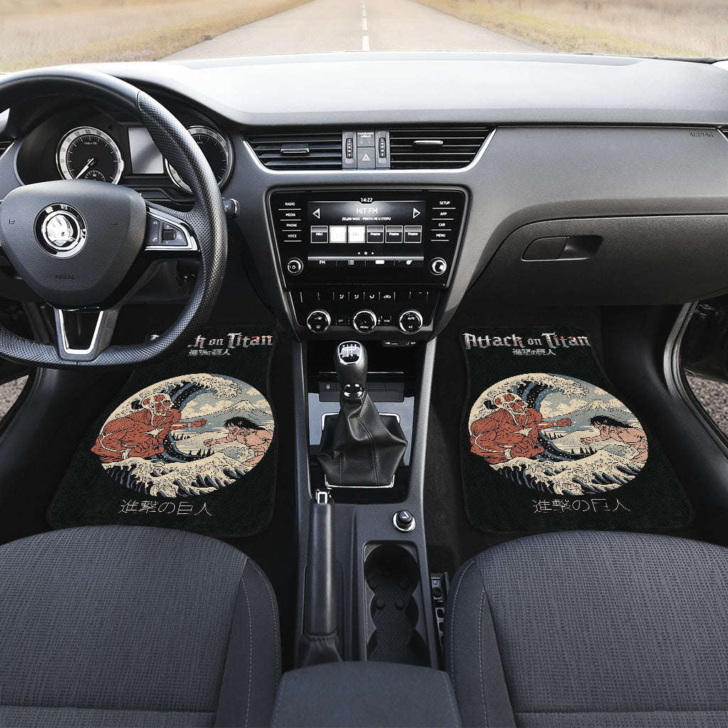 Attack On Titan 15 Anime Car Floor Mats Custom Car Accessories Car Decor 2022