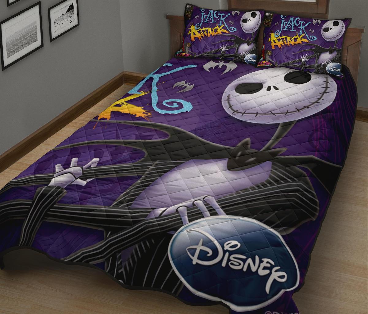 The Nightmare Before Christmas Halloween Movie Quilt Bed Set Pillow Case Amazing Decor Gift Ideas 28