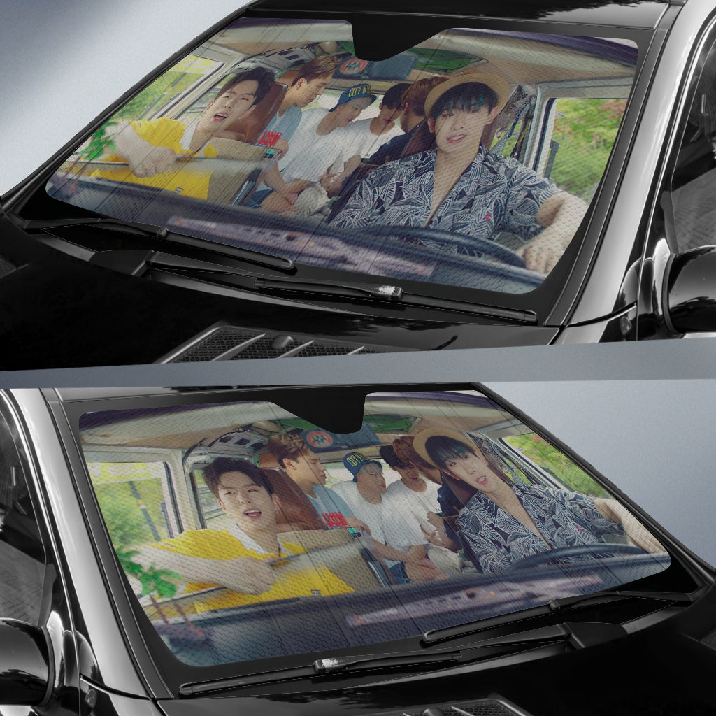 Monsta X Car Auto Sun Shade