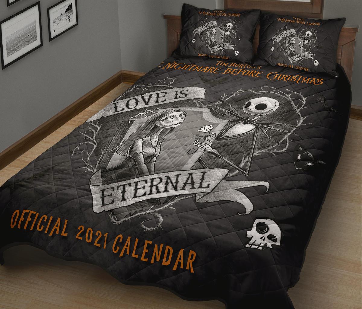 The Nightmare Before Christmas Halloween Movie Quilt Bed Set Pillow Case Amazing Decor Gift Ideas 45